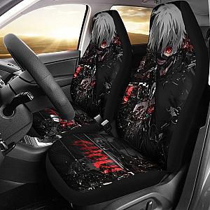 Ken Kaneki Car Seat Covers Tokyo Ghoul Anime Fan Gift H051820 Universal Fit 072323 SC2712