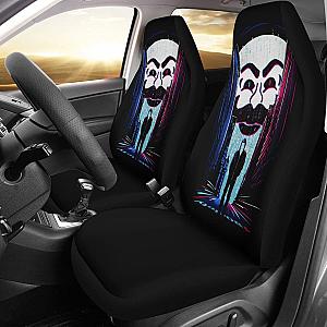 Money Heist Art Car Seat Covers La Casa De Papel Movie H051520 Universal Fit 072323 SC2712