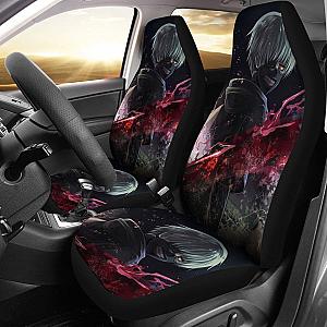 Kaneki Fantasy Tokyo Ghoul Art Car Seat Covers Anime H051820 Universal Fit 072323 SC2712