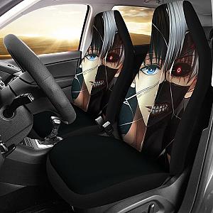 Kaneki Fantasy Car Seat Covers Tokyo Ghoul Anime Fan Gift H051820 Universal Fit 072323 SC2712