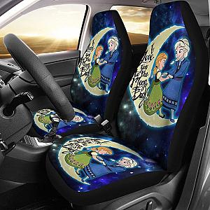 Elsa And Anna Car Seat Covers Frozen Cartoon H041420 Universal Fit 084218 SC2712