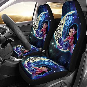 Stich And Lilo Cute Car Seat Covers Cartoon Fan Gift H041420 Universal Fit 084218 SC2712