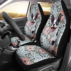 Goofy Boston Terrier Car Seat Covers Universal Fit 175125 SC2712