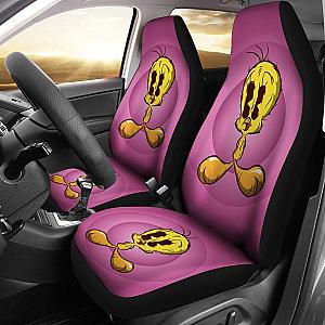 Tweety Car Seat Covers Looney Tunes Cartoon Fan Gift H200212 Universal Fit 225311 SC2712