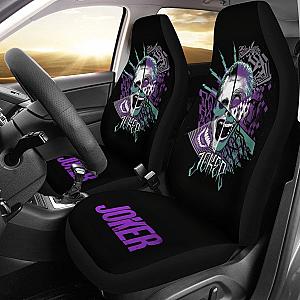 Joker Skull Car Seat Covers Suicide Squad Movie Fan Gift H031020 Universal Fit 225311 SC2712