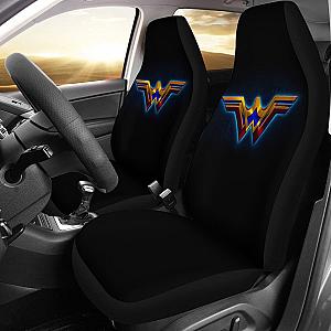 Logo Wonder Woman Car Seat Covers Movie Fan Gift H040120 Universal Fit 225311 SC2712