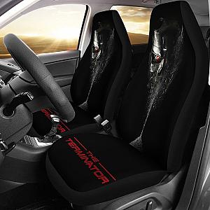 Terminator Skull Art Car Seat Covers Amazing Gift Ideas H040620 Universal Fit 225311 SC2712