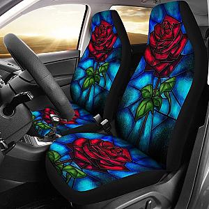 Rose Beauty And The Beast Car Seat Cover Cartoon H040820 Universal Fit 225311 SC2712