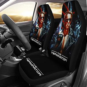 The Terminator Art Car Seat Covers Movie Fan Gift H040620 Universal Fit 225311 SC2712