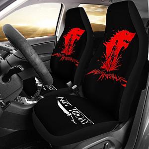 Arya Stark Not Today Car Seat Covers For Game Of Thrones Ss8 Lt04 Universal Fit 225721 SC2712