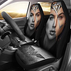 Beautiful Wonder Woman Black Design Dc Comics Car Seat Covers Mn04 Universal Fit 225721 SC2712