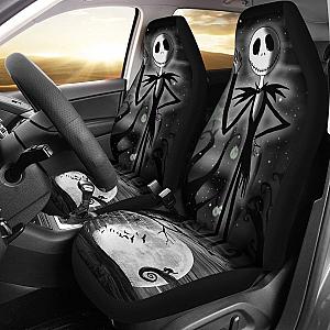 Black Jack Skellington Nightmare Car Seat Covers Lt03 Universal Fit 225721 SC2712