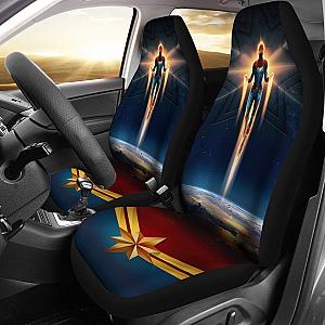Captain Marvel Movie Car Seat Covers Lt03 Universal Fit 225721 SC2712
