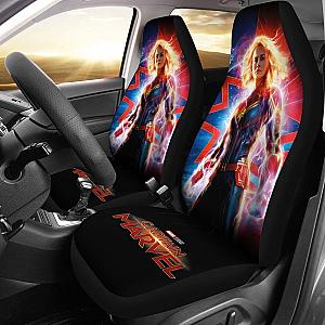 Captain Marvel Carol Danvers Car Seat Covers Lt03 Universal Fit 225721 SC2712