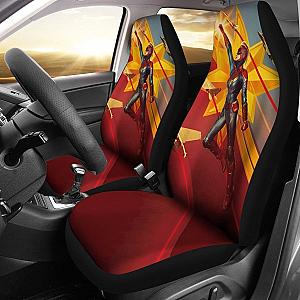 Captain Marvel Car Seat Covers Lt03 Universal Fit 225721 SC2712