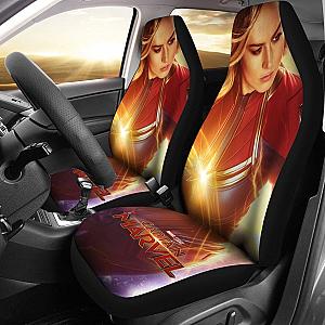 Carol Danvers Captain Marvel Car Seat Covers Lt03 Universal Fit 225721 SC2712