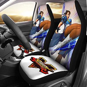 Chun-Li Sexy Street Fighter V Car Seat Covers For Gamer Mn05 Universal Fit 225721 SC2712