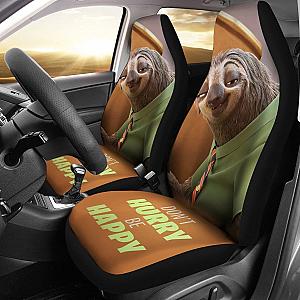 Don'T Hurry Be Happy Sloth Zootopia Car Seat Covers Lt04 Universal Fit 225721 SC2712