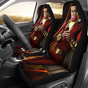 Funny Captain Marvel Shazam Dc Comics Car Seat Covers Lt03 Universal Fit 225721 SC2712