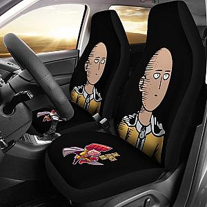 Funny Saitama One Punch Man Car Seat Covers Lt03 Universal Fit 225721 SC2712