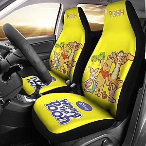 Funny Pooh &amp; Tiger &amp; Piglet Winnie The Pooh Car Seat Covers Lt04 Universal Fit 225721 SC2712