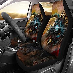 Godzilla Pacific Rim Car Seat Covers For Fan Gift Lt04 Universal Fit 225721 SC2712