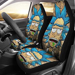 Grumpy Rick Oil Paint Car Seat Covers Universal Fit 225721 SC2712