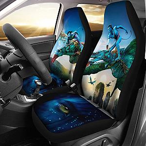 Jake &amp; Neytiri Riding Ikran Avatar Car Seat Cover Nh07 Universal Fit 225721 SC2712