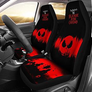Jack'S Face Red Design Nightmare Before Christmas Car Seat Covers Lt03 Universal Fit 225721 SC2712
