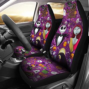 Jack &amp; Sally Cute Nightmare Before Christmas Car Seat Covers Lt03 Universal Fit 225721 SC2712
