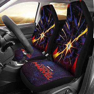 Marvel Studio Captain Marvel Movie Car Seat Covers Lt03 Universal Fit 225721 SC2712