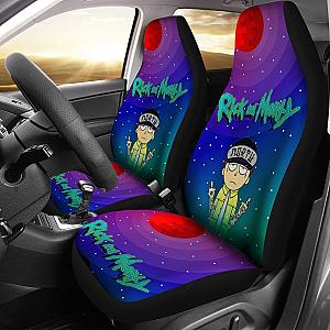 Morty Middle Finger Rick &amp; Morty Car Seat Covers Lt04 Universal Fit 225721 SC2712
