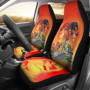 Mufasa Vs Scar The Lion King Car Seat Covers Lt03 Universal Fit 225721 SC2712