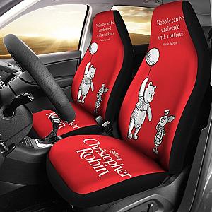 Nobody Can Be Uncheered With A Balloon Winnie The Pooh Car Seat Covers Lt04 Universal Fit 225721 SC2712