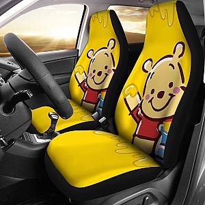 Pooh With Honey Jar Disney Winnie The Pooh Car Seat Covers Lt04 Universal Fit 225721 SC2712