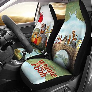 Pooh &amp; Friends Disney Winnie The Pooh Car Seat Covers For Fan Lt04 Universal Fit 225721 SC2712