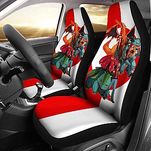 Red'S Pokemon Team Car Seat Covers Lt03 Universal Fit 225721 SC2712