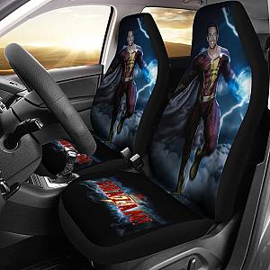Shazam Powers Dc'S Captain Marvel Car Seat Covers Lt03 Universal Fit 225721 SC2712
