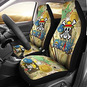 Skull One Piece Movie Car Seat Covers Lt03 Universal Fit 225721 SC2712