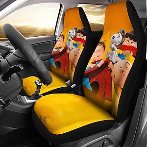 Snoopy And Friends Car Seat Covers Lt03 Universal Fit 225721 SC2712