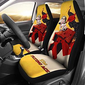 The Flying Ace Snoopy Car Seat Covers For Fan Mn05 Universal Fit 225721 SC2712