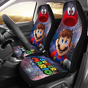 Super Mario Around Galaxy Car Seat Covers Mn05 Universal Fit 225721 SC2712
