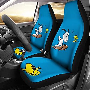 Snoopy &amp; Woodstock  Car Seat Covers Lt03 Universal Fit 225721 SC2712