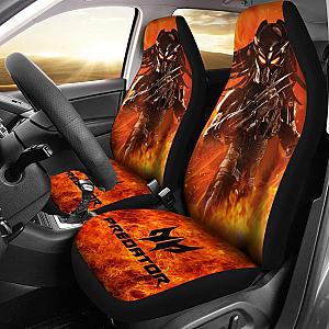 The Predator Orange Design Car Seat Covers Lt03 Universal Fit 225721 SC2712