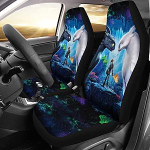 Toothless &amp; The Light Fury How To Train Your Dragon Car Seat Covers Lt03 Universal Fit 225721 SC2712