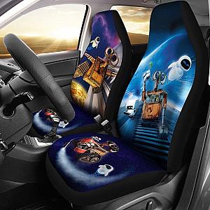 Wall-E &amp; Eve Fire Extinguisher Disney Car Seat Covers Lt03 Universal Fit 225721 SC2712