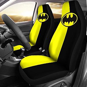 Yellow &amp; Black Logo Batman Car Seat Covers Lt04 Universal Fit 225721 SC2712