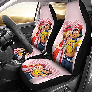 Anime Ash Ketchum Pokemon Car Seat Covers Pokemon Characters Car Accessorries Ci112103 SC2712