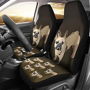 French Bulldog Cartoon Car Seat Cover Universal Fit 052512 SC2712