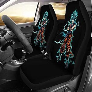 Goku Blue Car Seat Covers 1 Universal Fit SC2712